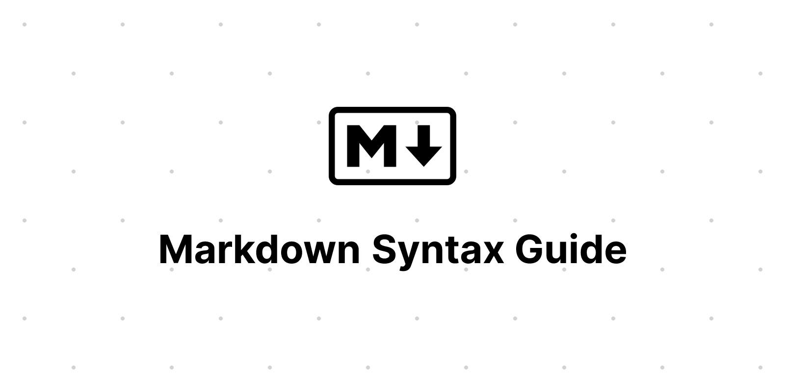 A Markdown logo